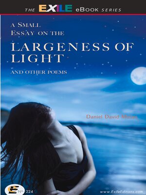 cover image of A Small Essay on the Largeness of Light and Other Poems